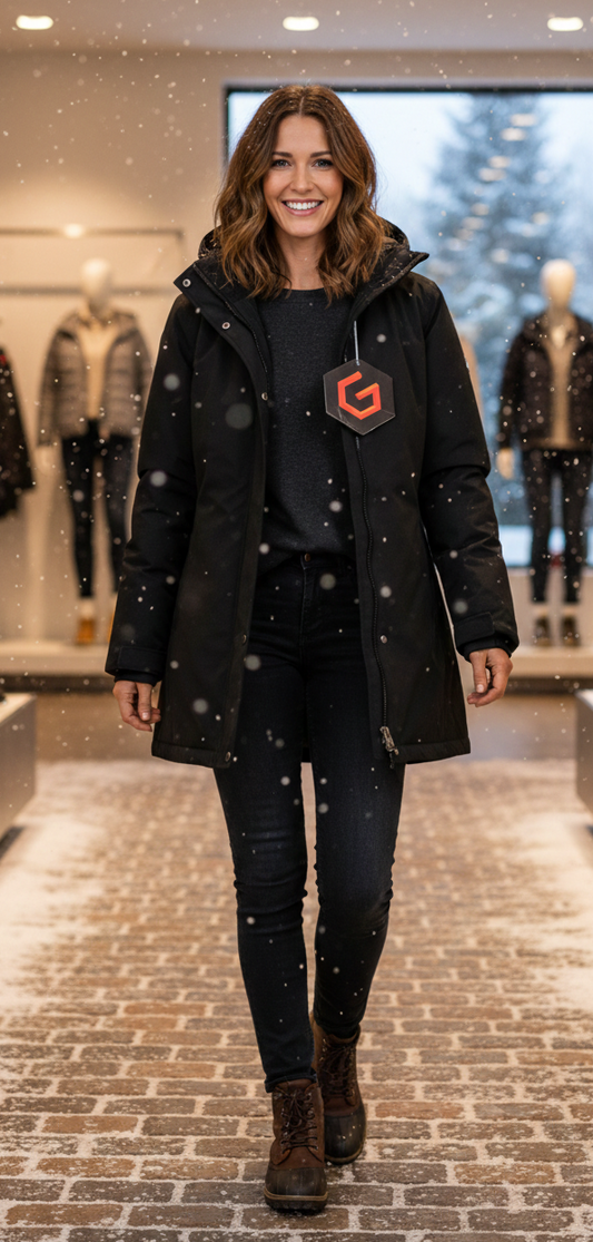 Graphene Women Heated Jacket 12V Size médium