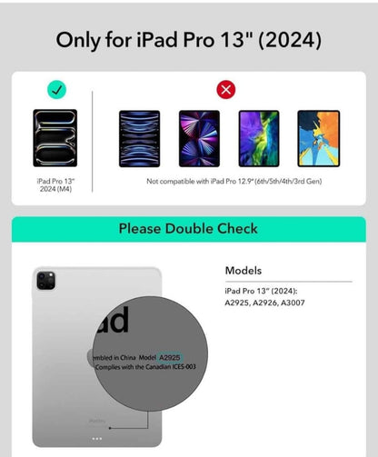 iPad Pro 13 Inch Case with Keyboard